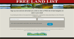 Desktop Screenshot of freelandlist.com